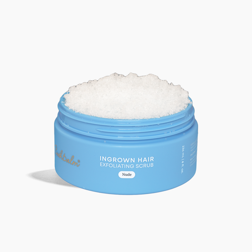 Bushbalm Ingrown Hair Exfoliating Scrub - Nude jar